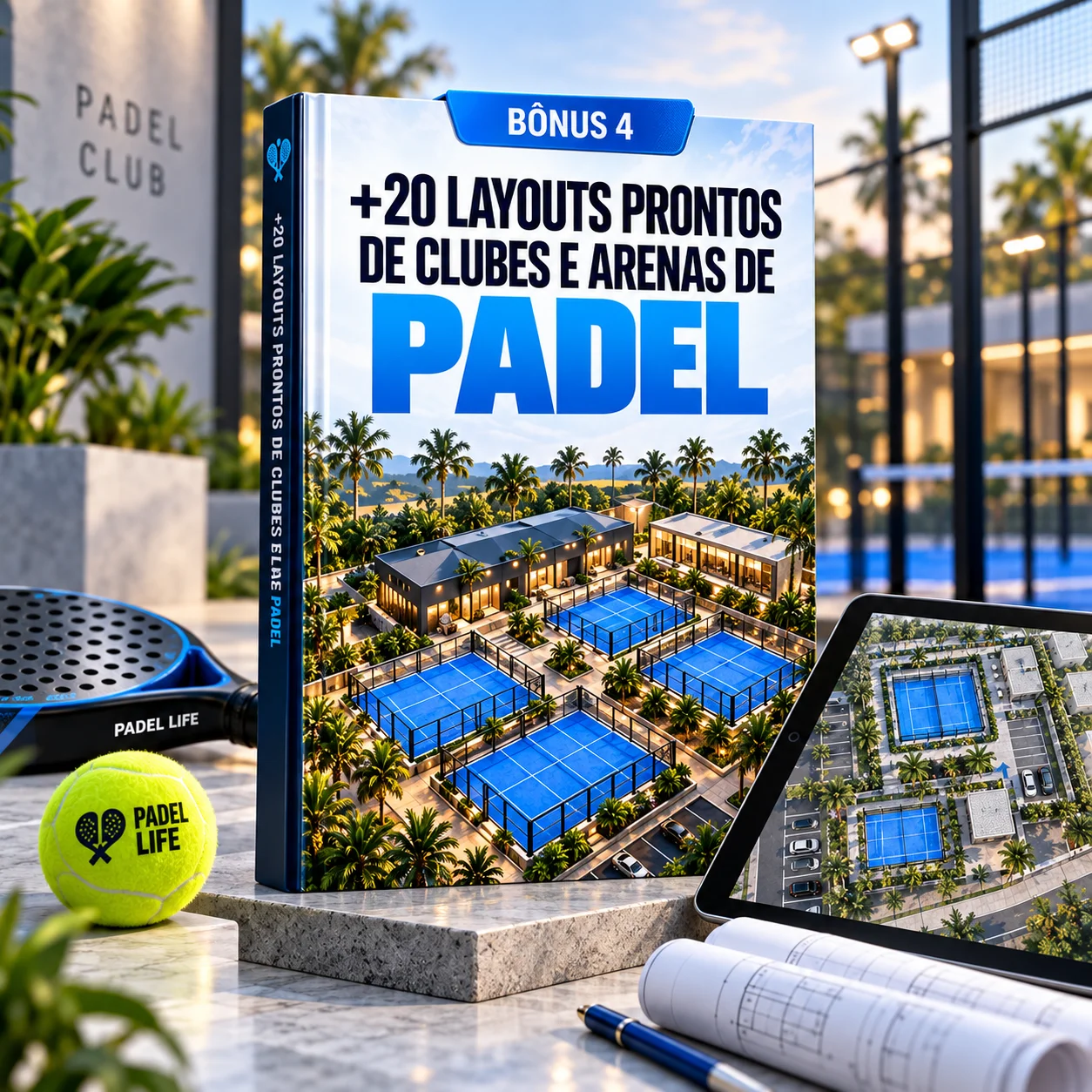 Bônus 4: seu terreno serve para uma quadra de padel?